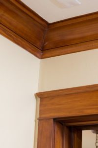 Crown and Casing Wood Molding Detail