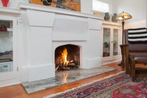 Mission Style Fireplace Surround With New Technology